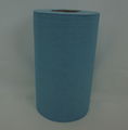 Embossed Hexagonal blue wood pulp