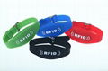 factory products sample available silicone rfid wristband 2