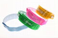 Access control disposable bracelet 13.56mhz RFID paper pvc wristband 4