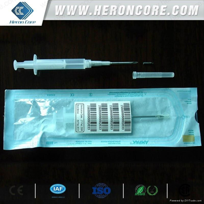 Identify Animal RFID Glass Tag with Syringe For Cat dog sheep Goat 5