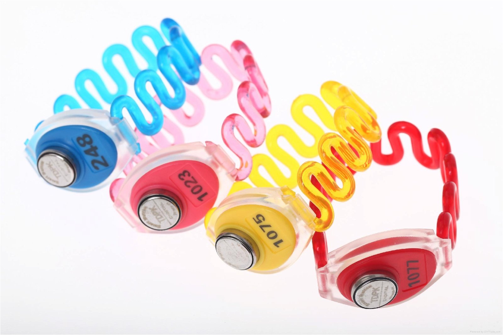 colorful passive waterproof RFID Plastic wristband for swimming pool 2