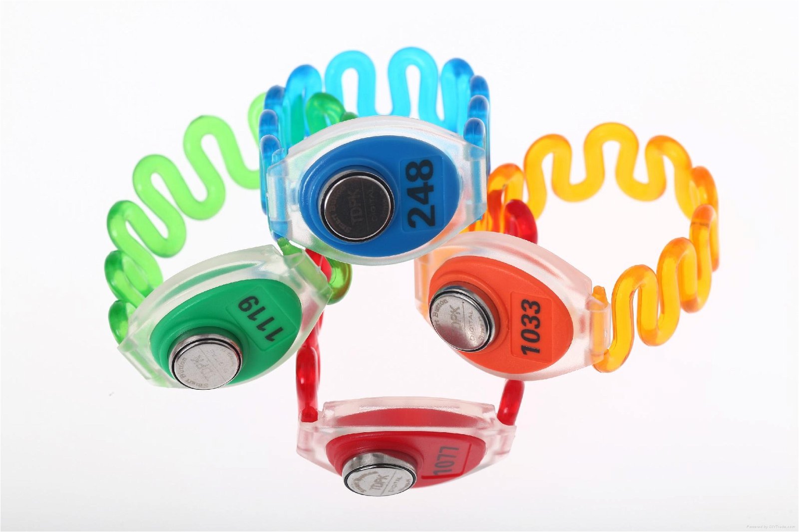 colorful passive waterproof RFID Plastic wristband for swimming pool 5