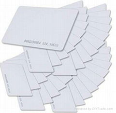 PVC white blank card