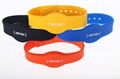 RFID Bracelets Silicone Wristbands Manufacturer NFC Silicon Band 5