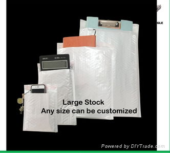 Custom self seal small kraft paper mailing courier air bubble bag padded envelop