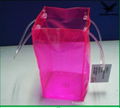 Strong clear PVC wine bag 1