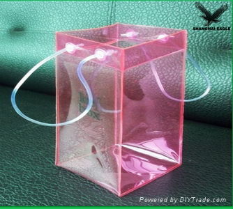 Strong clear PVC wine bag 5