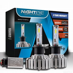 6000K 35W 4500LM Hid Headlight Bulbs Euro Headlights