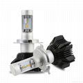 New Auto Parts Nighteye New Design Daul Color 8000LM 50W Led h7 Healight 1