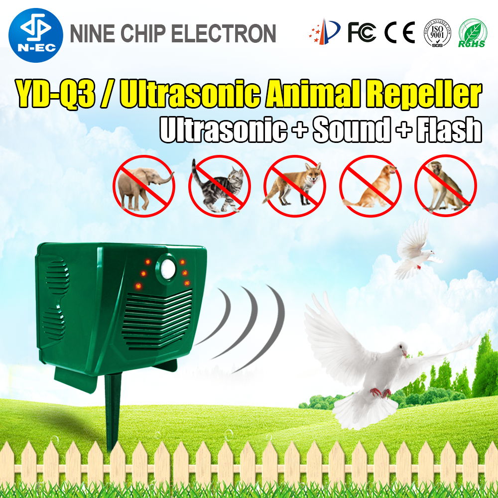 Solar Bird Repeller Ultrasonic Ostrich Control Device