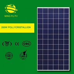 MingPu 200W Pollycrystallion Solar Panel TUV CE CQC Factory direct sales