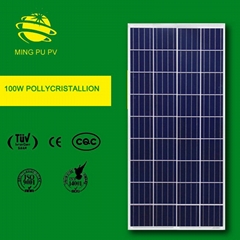 MingPu 100W Pollycrystallion Solar Panel TUV CE CQC Factory direct sales