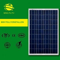 MingPu 80W Pollycrystallion Solar Panel TUV CE CQC Factory direct sales