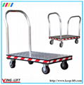 Rubber Wheel Aluminum Heavy-duty Platform Trolley CF3672 1