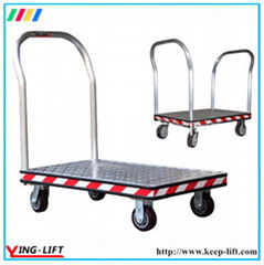 Rubber Wheel Aluminum Heavy-duty Platform Trolley CF3672