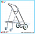 Fold-down Stainless Steel Cylinder Hand Truck TY120A 2