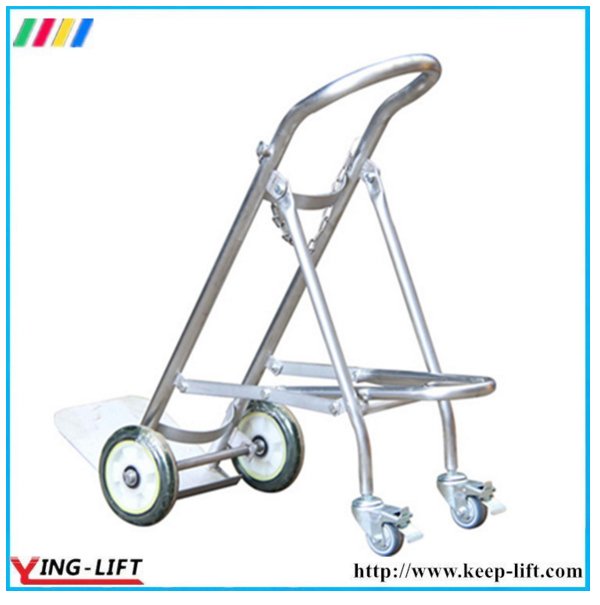 Fold-down Stainless Steel Cylinder Hand Truck TY120A 4