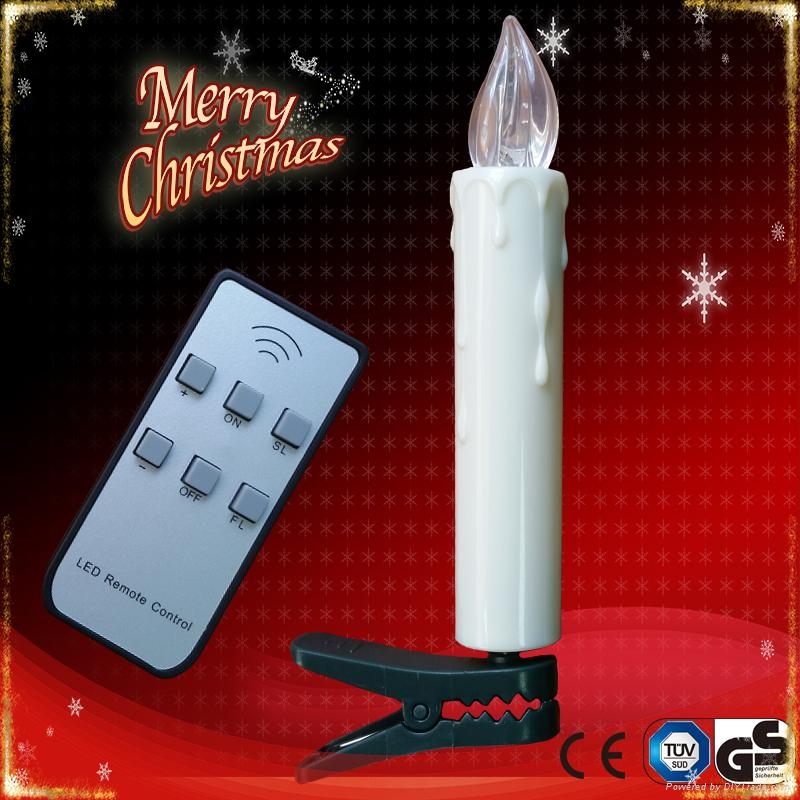 battery operated flameless Christmas candle (China Manufacturer