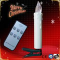 battery operated flameless  Christmas candle 2