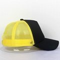 Snapback Baseball Cap Trucker Mesh Blank Curved Visor Hat Plain Color New 5