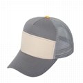 White Gray Hip Hop Mesh Hat Curved Brim Baseball Cap 2