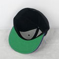 New Flat Bill 6 Panels Hip Hop Hat Fitted 57cm Baseball Cap Cool Bboy Solid 5