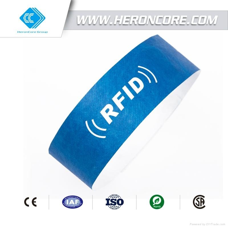 RFID Disposable Tyvek Wristband 2