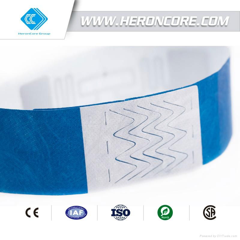 RFID Disposable Tyvek Wristband 5