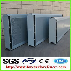 Metal Soundproof and Fireproof Material highway noise barrier