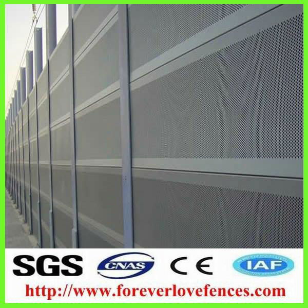 Metal Soundproof and Fireproof Material highway noise barrier 2