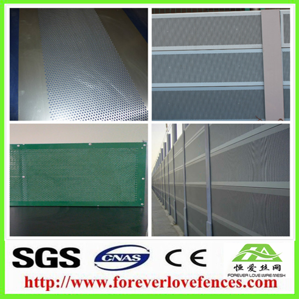 highway hot dip galvanized aluminum punching sheet acoustic panels noise barrier 3