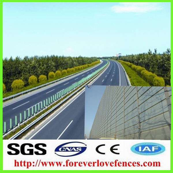 highway hot dip galvanized aluminum punching sheet acoustic panels noise barrier 5