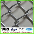 China manufacture PVC coated green chain link fence