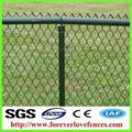 Garden Use PVC Coated Galvanized Green Vinyl Coated Chain Link Fence 4