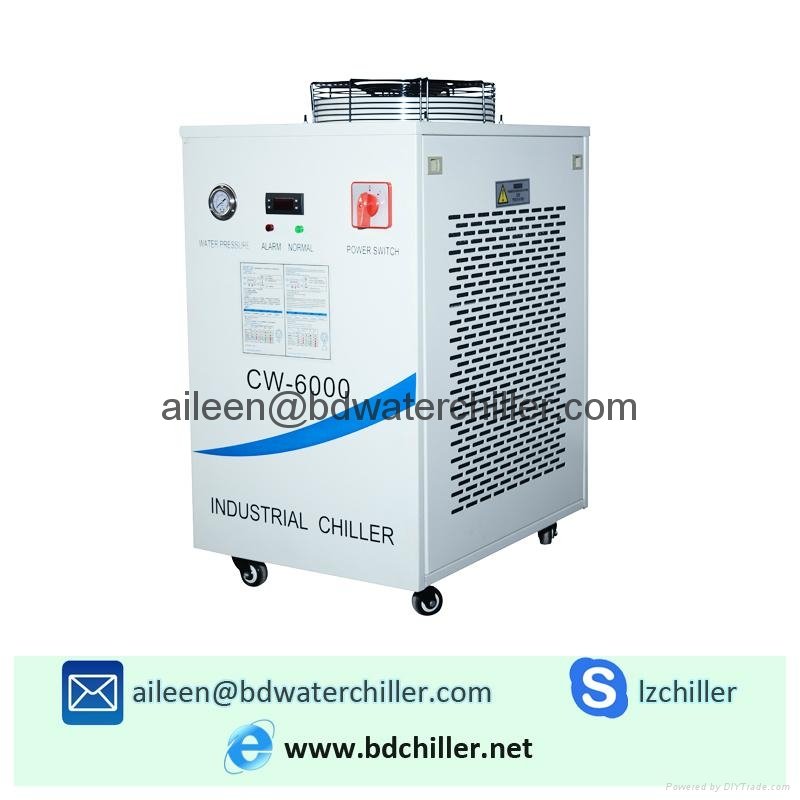 CW-6000 Chiller Air Cooled Portable Chiller Filber Laser Marker Water Chiller 