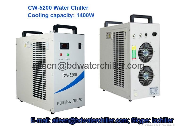 220V 110V Cold Water Chiller For Cooling Single 130W CO2 Laser Tube