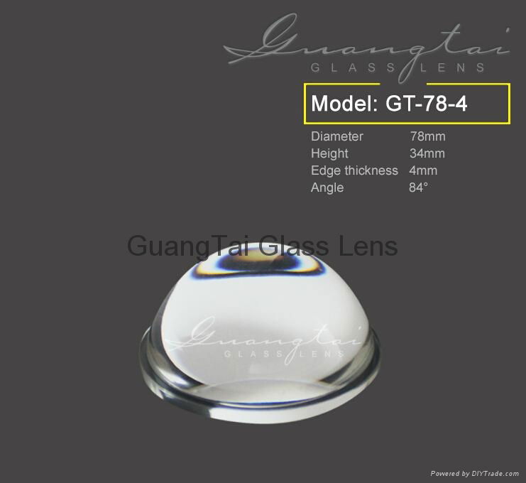 high bay light optical glass lens manufacturer (GT-78-4)