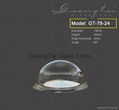 concave-convex transparent led light