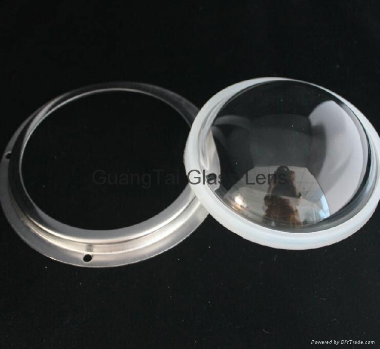 wide angle high borosilicate glass led lens sale(GT7845) GuangTai