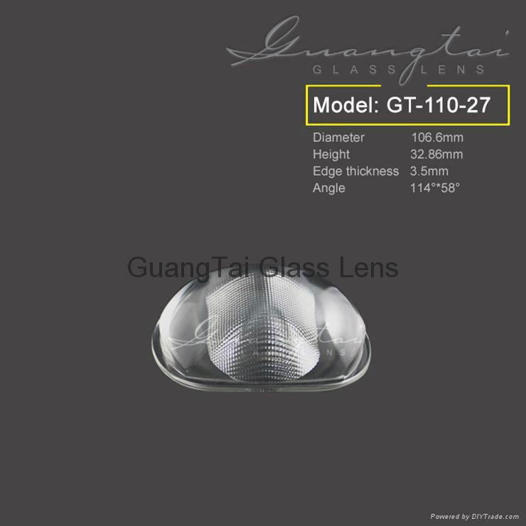 IK80 check report street light optical lens (GT-110-27)
