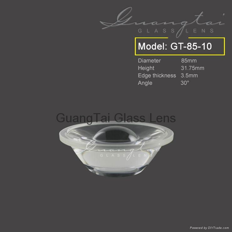 30-150w led light reflector borosilicate glass material (GT-85-10) 