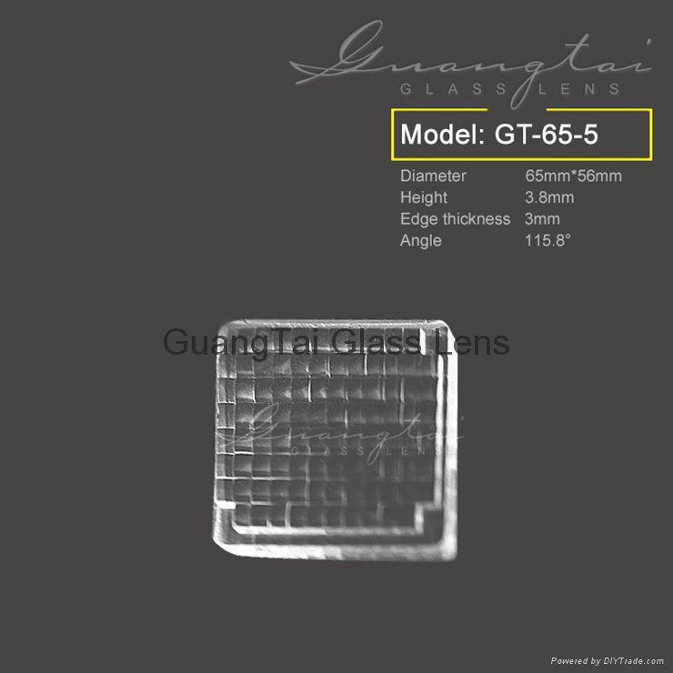 长方形光学玻璃复眼透镜（GT-65-5）