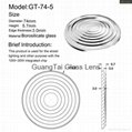 圓形高質量菲涅爾玻璃透鏡供應（GT-74-5） 2