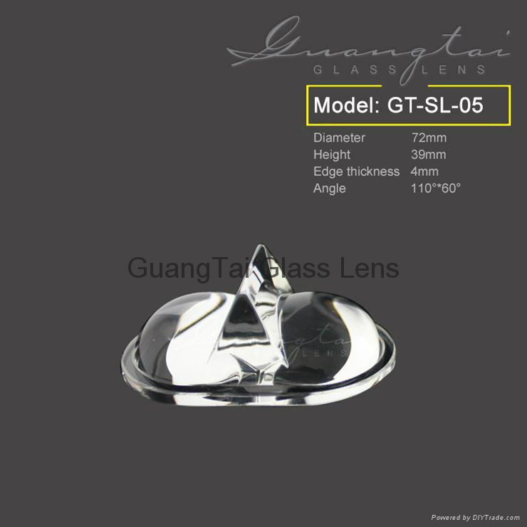 110*60 degree transparent led light lens for street light (GT-SL-05)