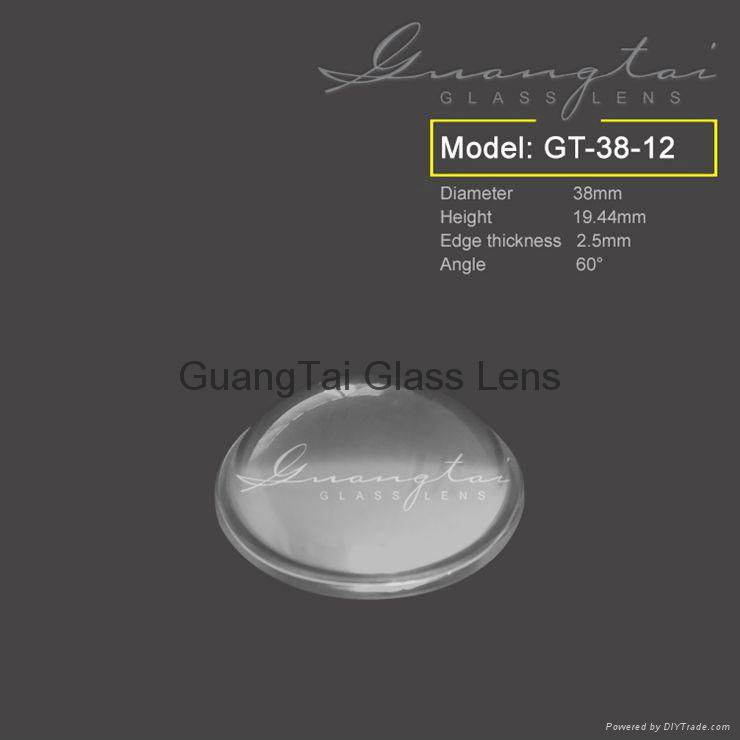 plano-convex  small size flash light lens (GT-38-2)