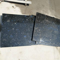 Volga Blue Dark Granite Tiles and Slabs Ukraine polished granite floor tiles and