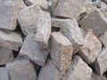 G682 split face rusty granite cobblestone paver 5