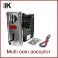 Multi coin acceptor for 6 type coins 1