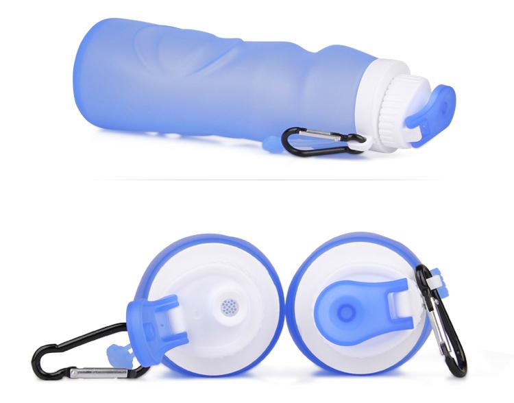 S2 Large Size Silicone Foldable Outdoor Water Bottle 4