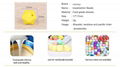 BD045 Latest design Silicone Teething Beads Icosahedrons Beads 2